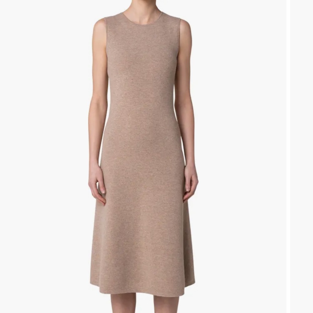 Akris Punto Wool/Cashmere Midi Dress